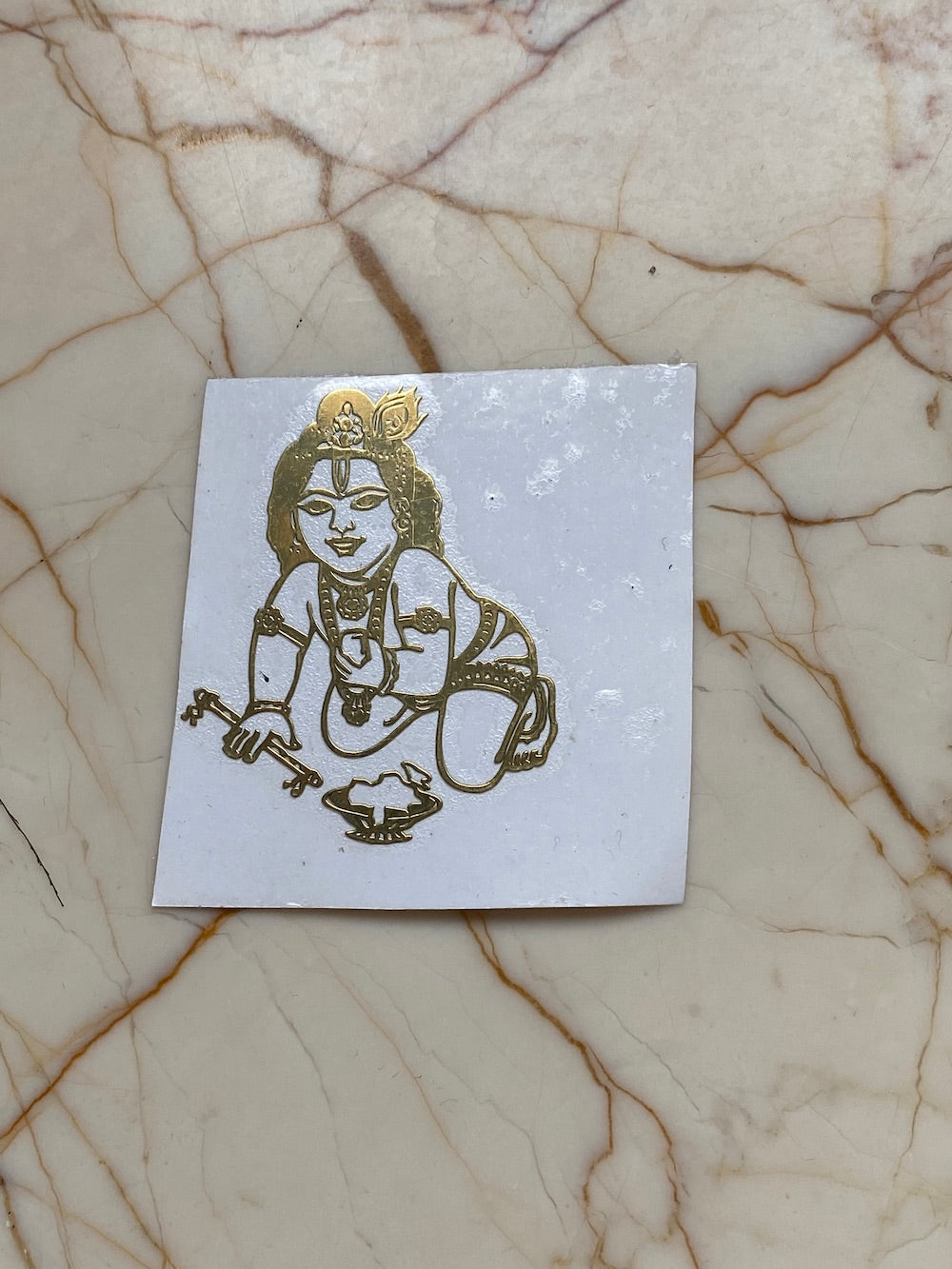 Krishna Metallic Sticker - Harsh Resin Store