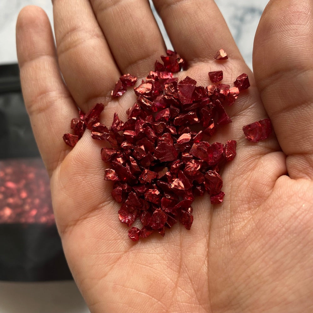 Red Electroplated stones