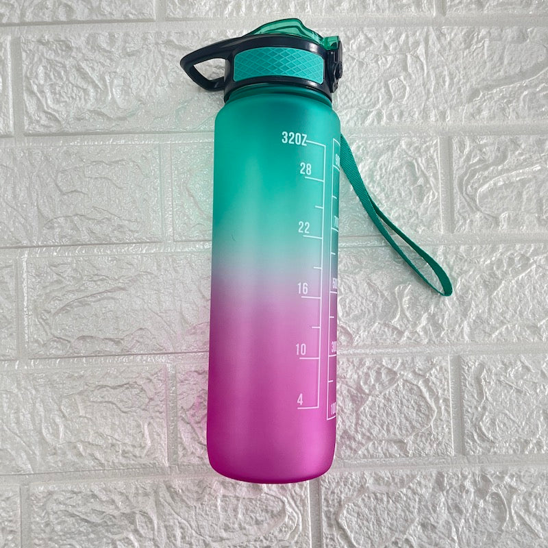 Motivational Water Bottle 1000 ml - Free Shipping