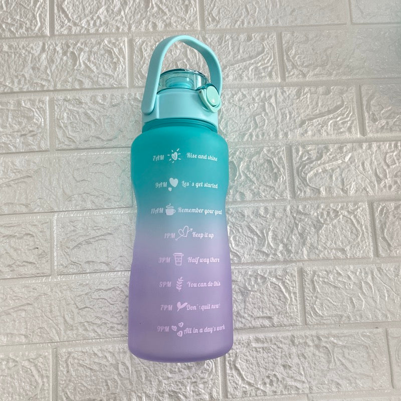 Motivational Water Bottle 2000 ml - Free Shipping