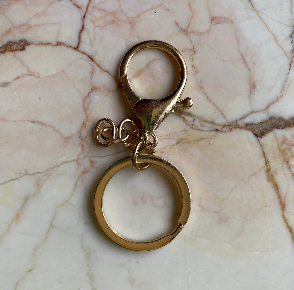 Rose Gold Lobster keychain