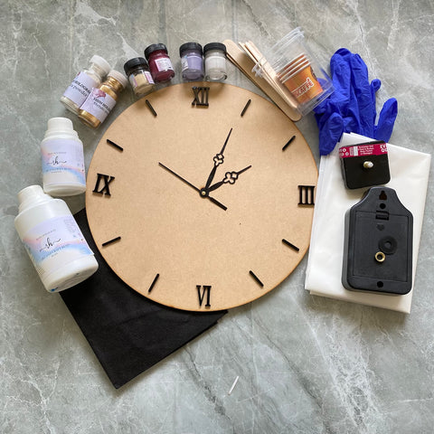 DIY Beginners Resin Clock Kit