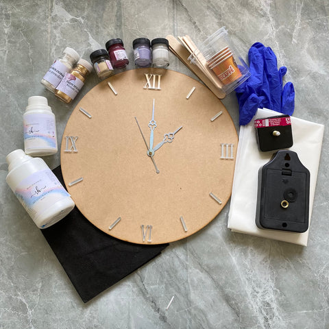 DIY Beginners Resin Clock Kit