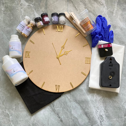 DIY Beginners Resin Clock Kit