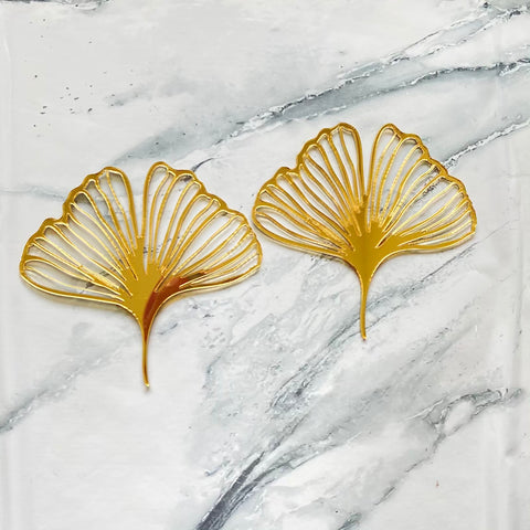 Gingko Leaf Acrylic Cutting set of 2