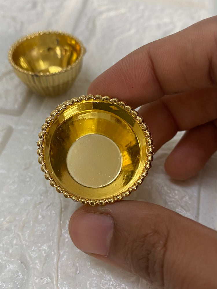 Mini Small Bowls/ katori - Gold