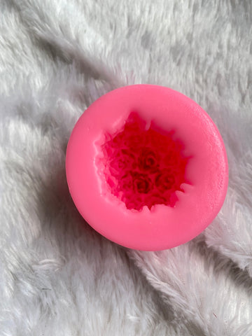 Round Rose Candle Mould