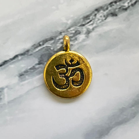 Om Metal Charm