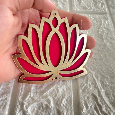 Acrylic Lotus Cutout