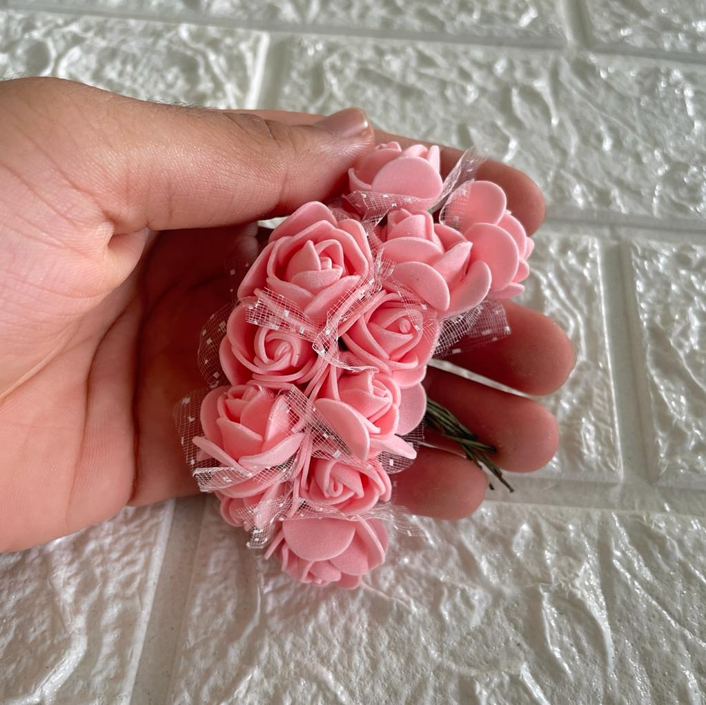Foam Flowers - Pink