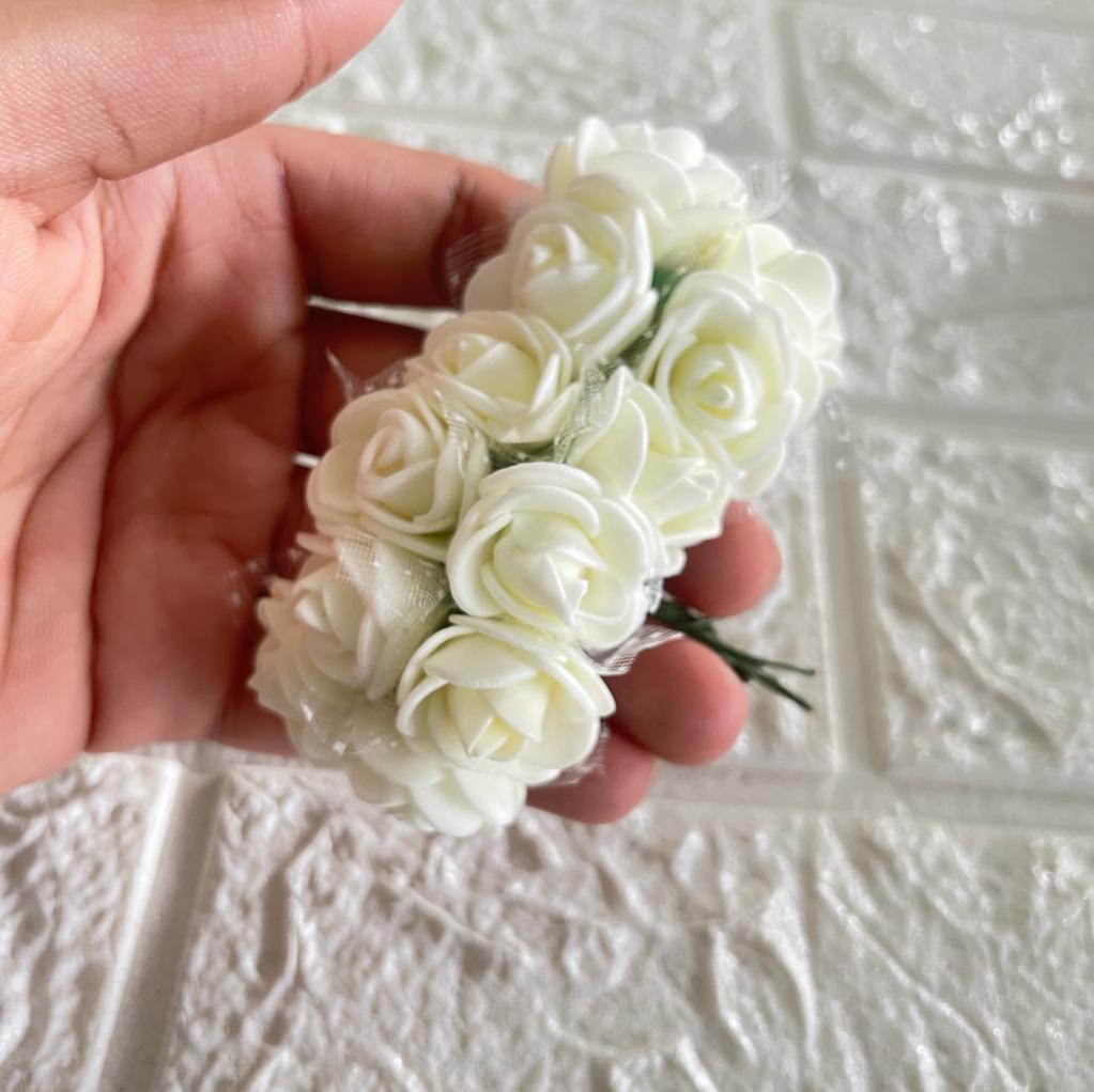 Foam Flowers - White