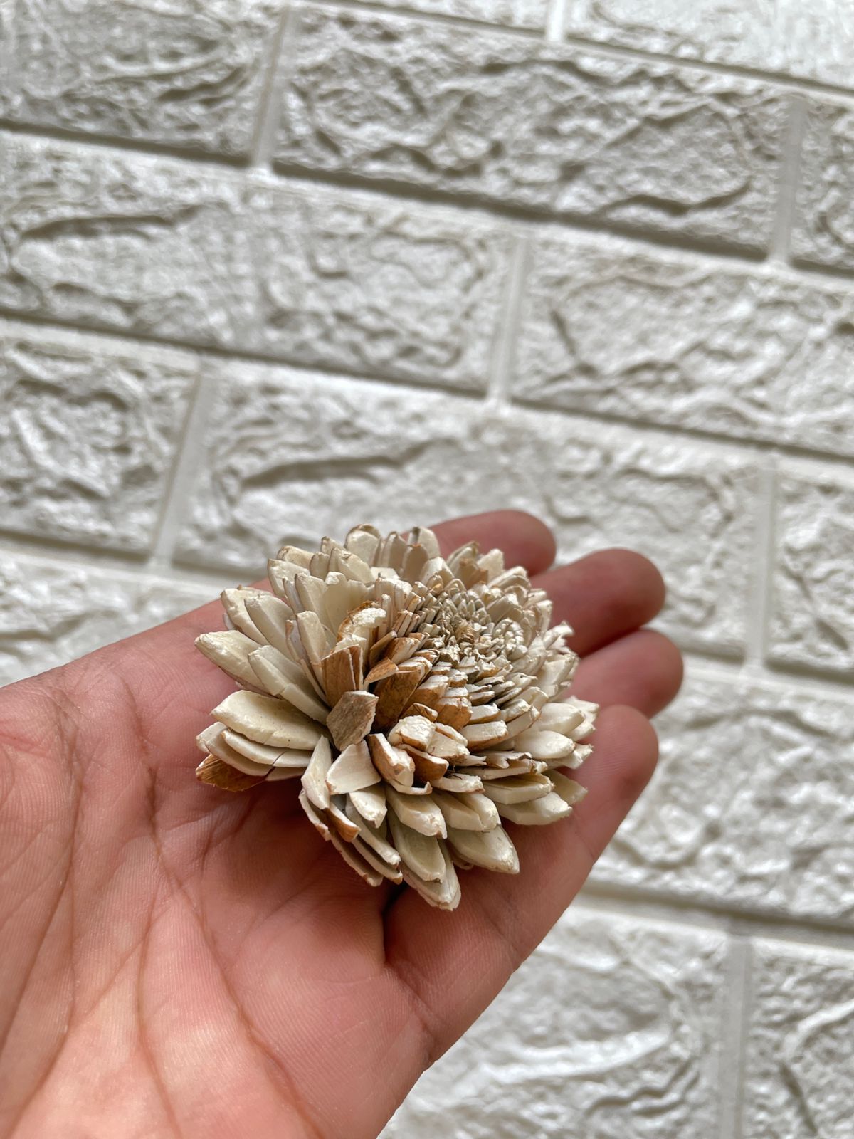 Real wooden flower