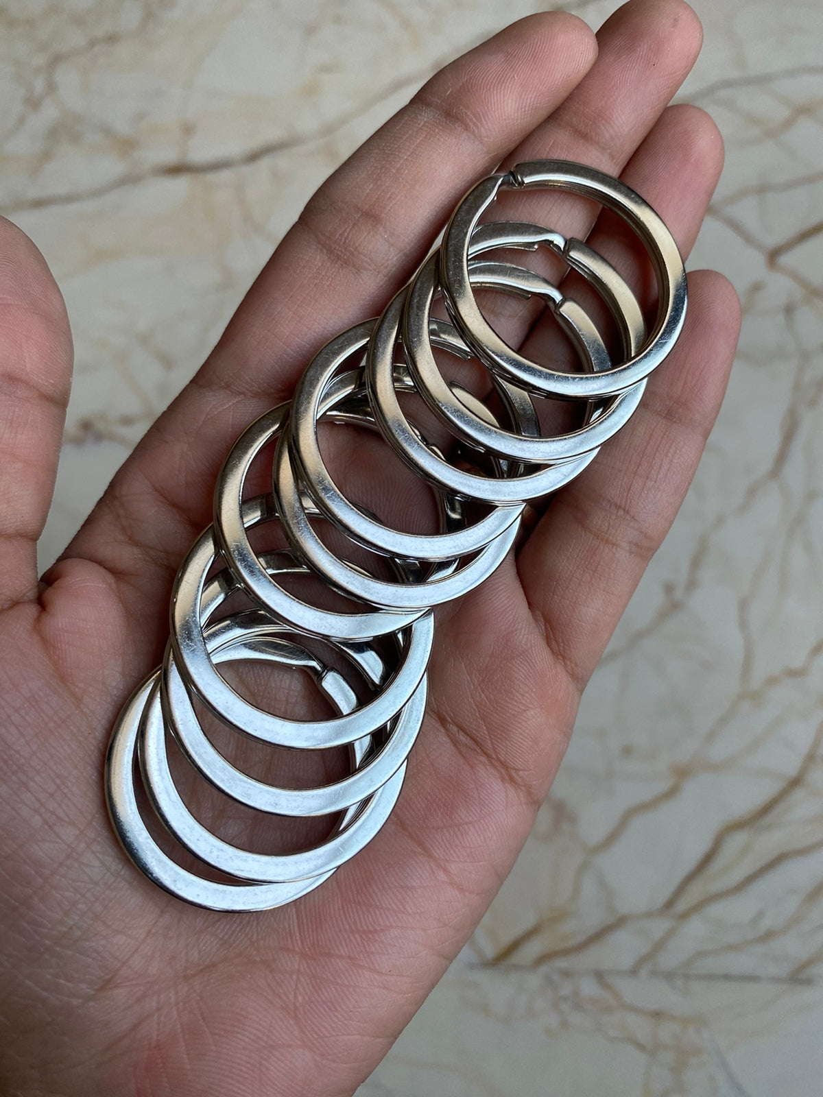 Keychain Rings - Silver