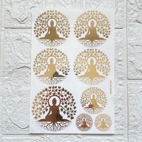 Swami Narayan Embossed Sticker Sheet