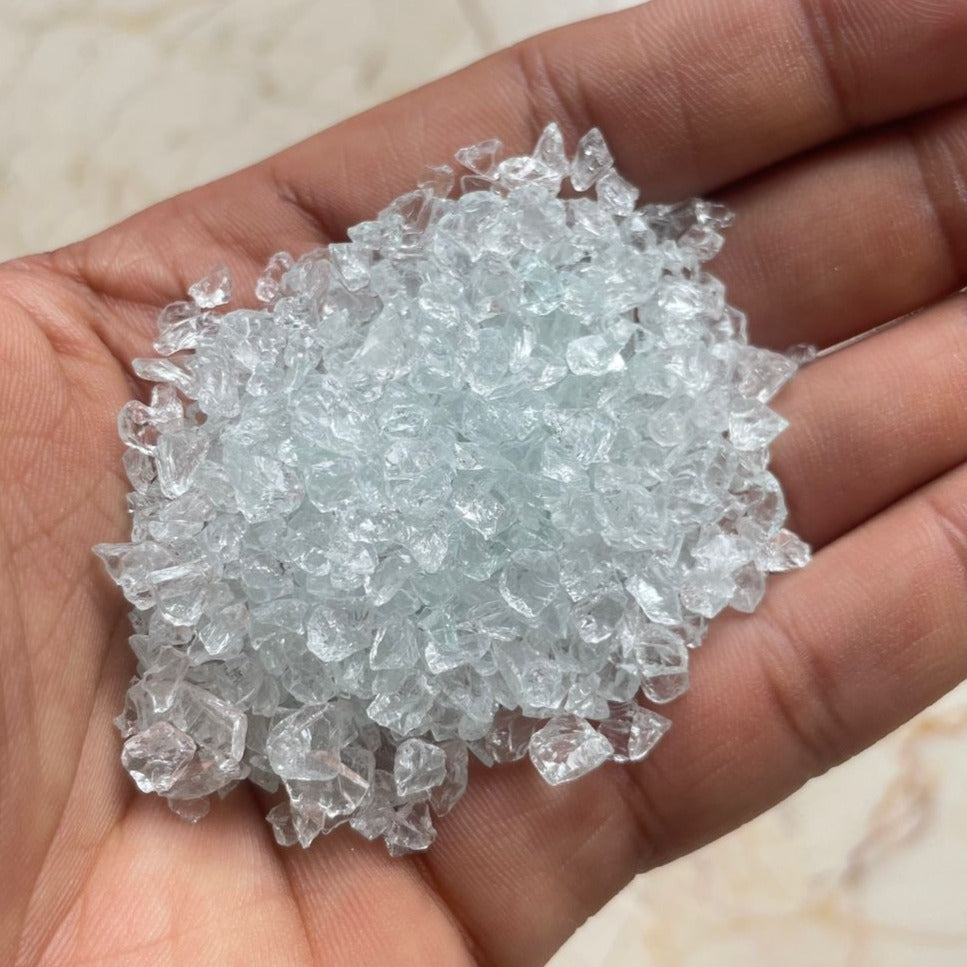 3-6 mm Clear Druzy Crystals