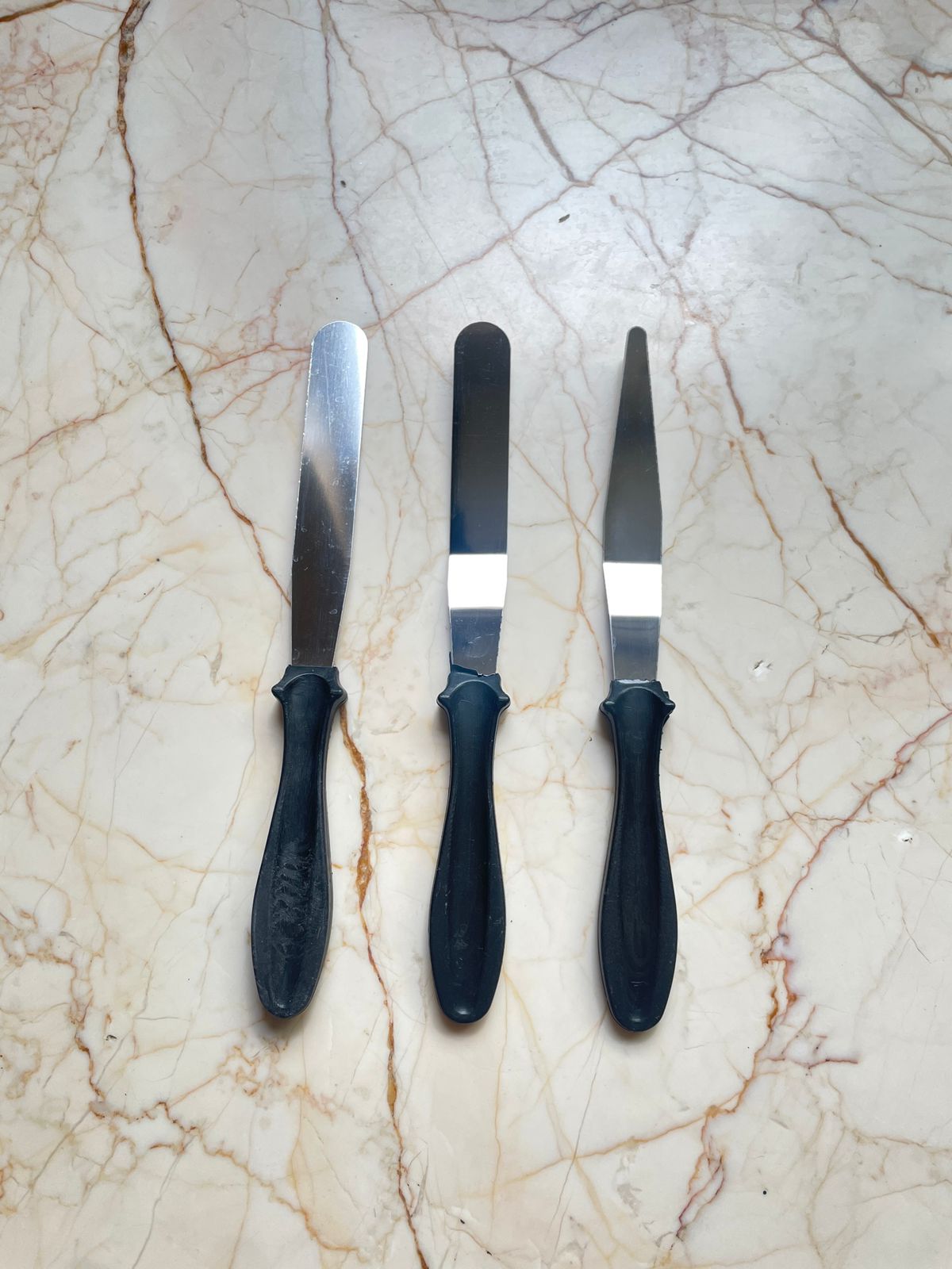 pallet knives - set of 3