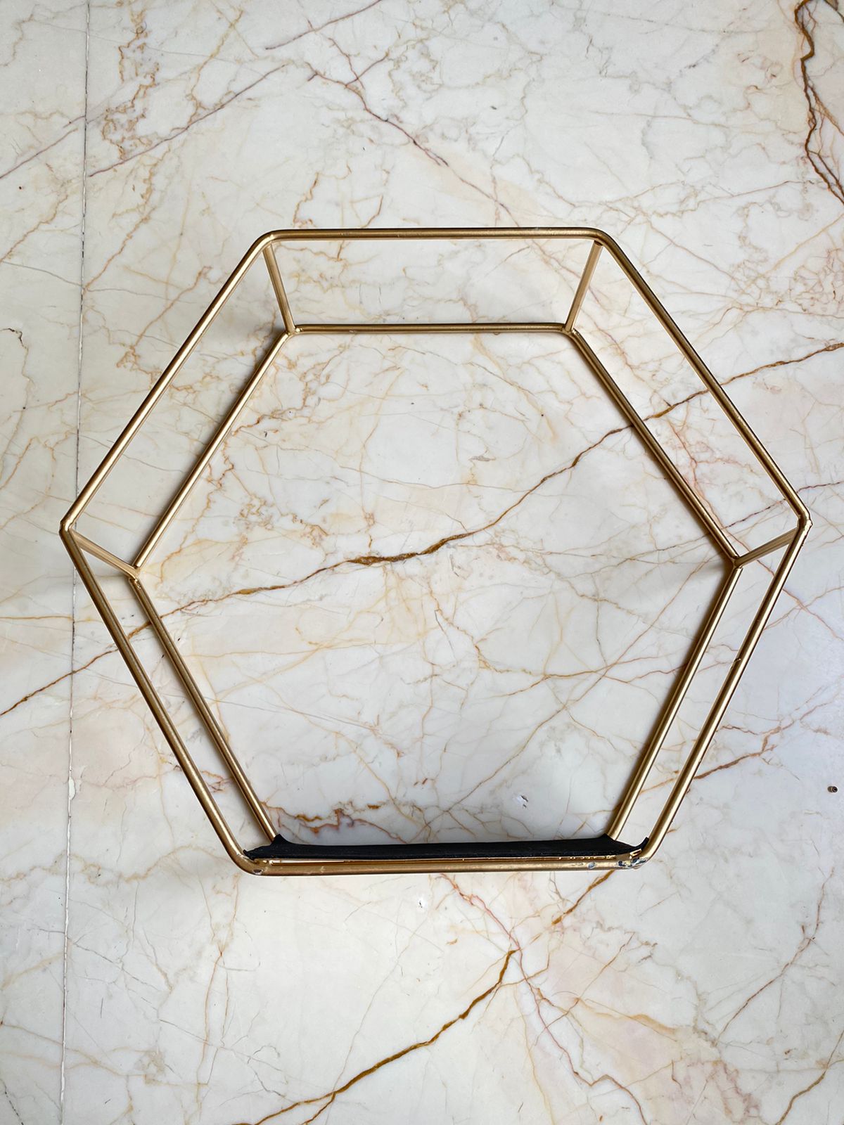Hexagon Metal Frame Stand