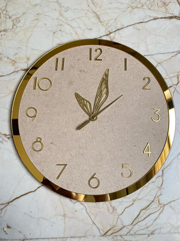 Designer Clock Set with Border