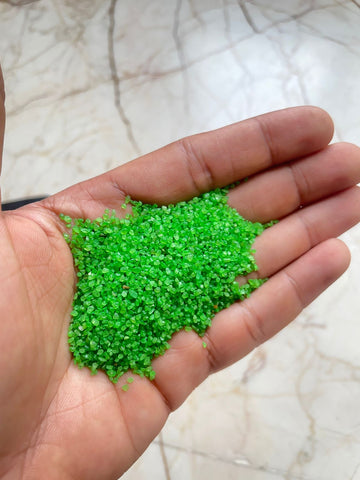 Light Green Sand Granules