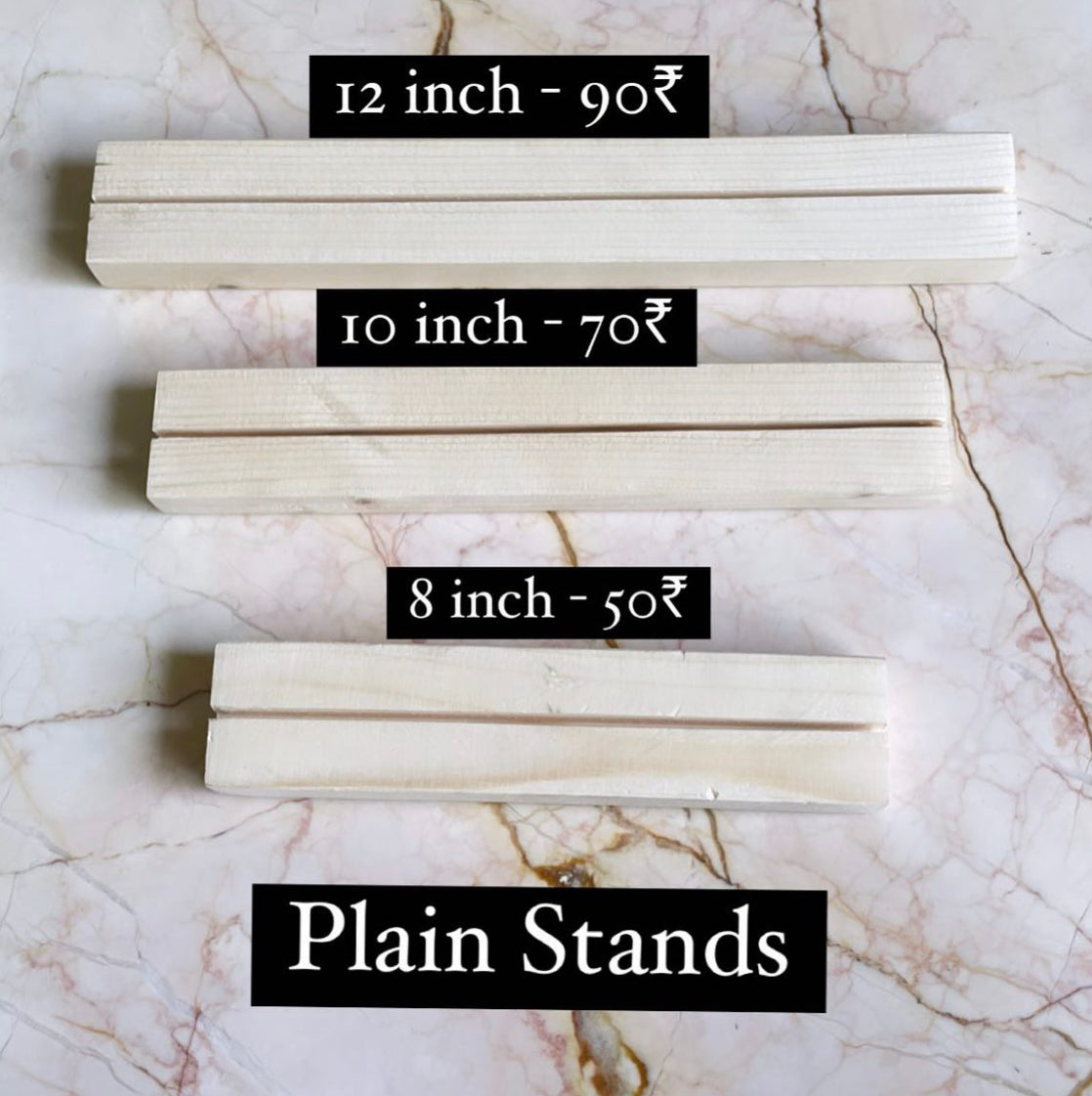 Non led wooden stand