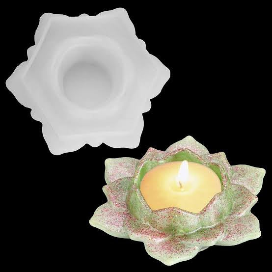 Lotus tea light/ candle holder mould