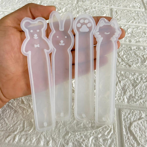 Set of 7 bookmark moulds